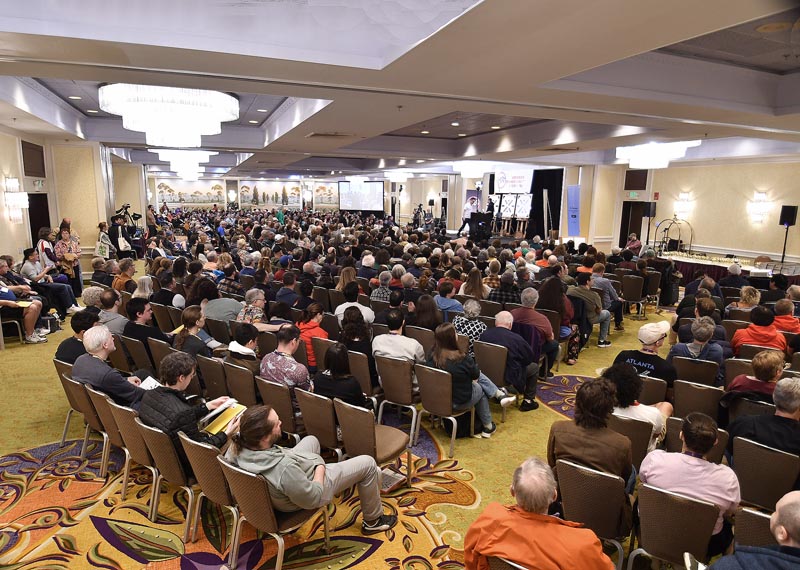 Drone View of Podcast Stage